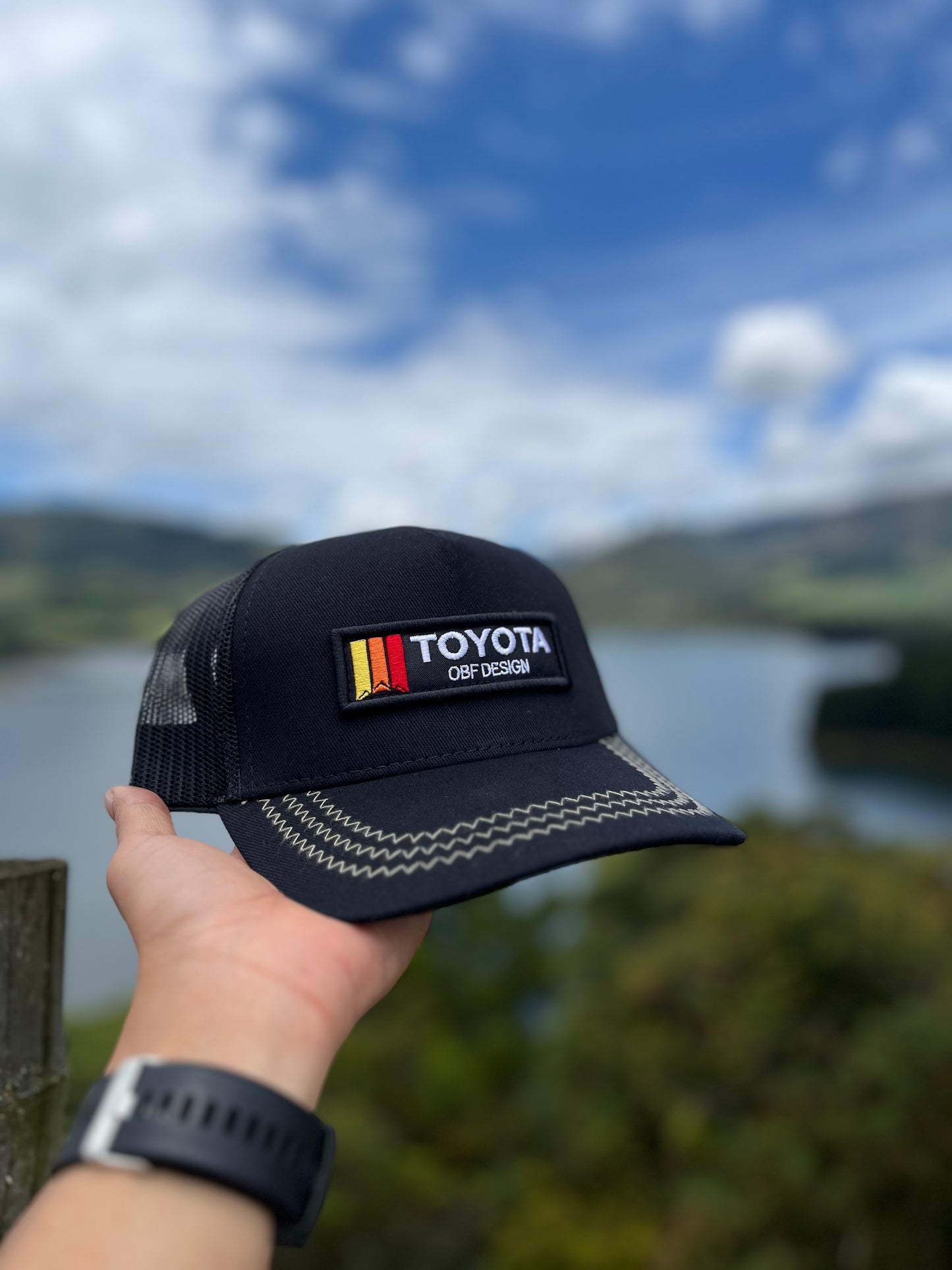 Gorra Toyota OBF Design Negra