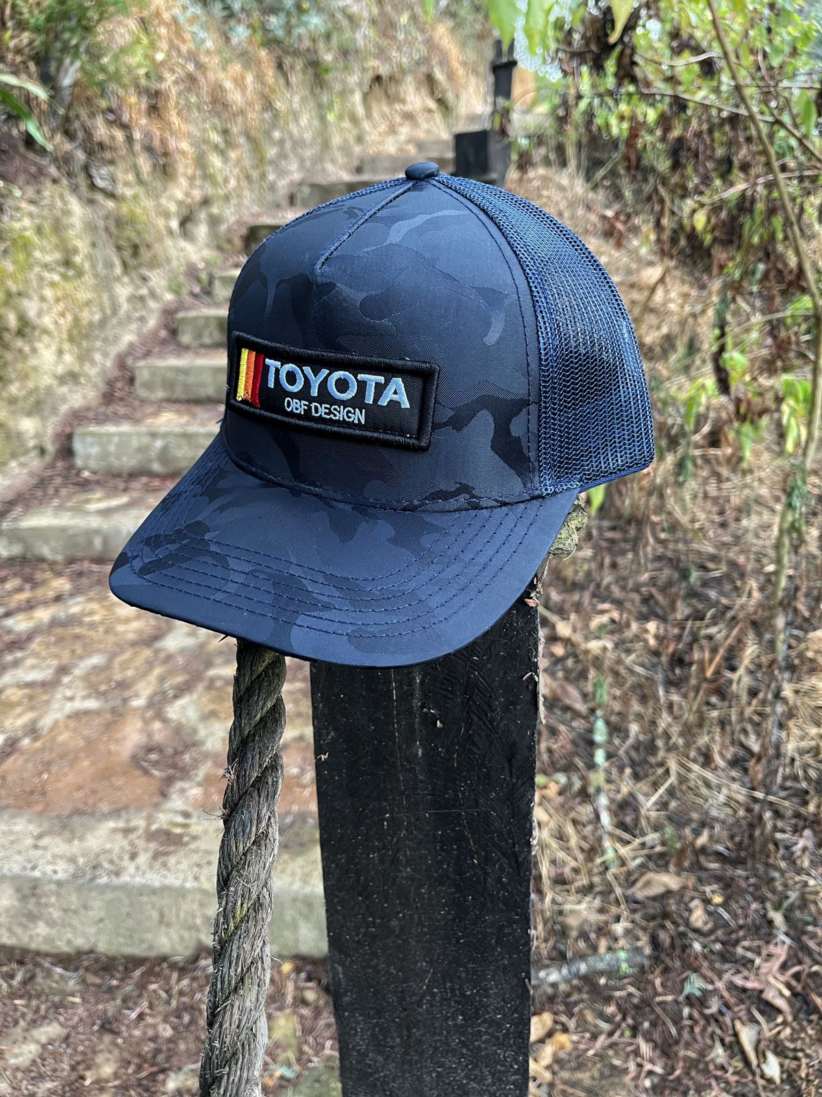 Gorra Toyota Azul Camuflado by OBF Design